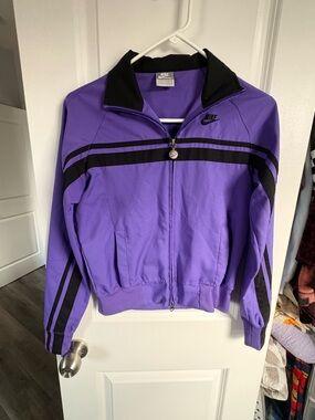 Nike Sportswear Purple Black Track Jacket Women’s